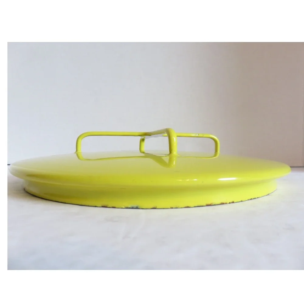 Dansk Koben Replacement Lid Bright Yellow Enamel 9